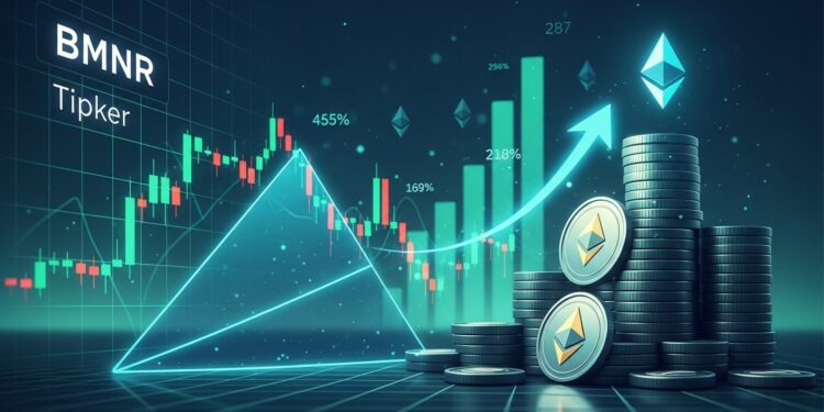 Découvrez pourquoi laction BMNR de BitMine se prépare à un rebond malgré sa chute récente Les métriques Ethereum explosent et les achats massifs dETH par la société créent un potentiel haussier fort en 2026   Viral Mag