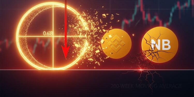 Le BNB glisse sous le niveau clé des 620 $ golden pocket Fibonacci Analyse technique détaillée  200 WMA en jeu scénarios haussiersbaissiers et ce quil faut surveiller absolument   Viral Mag