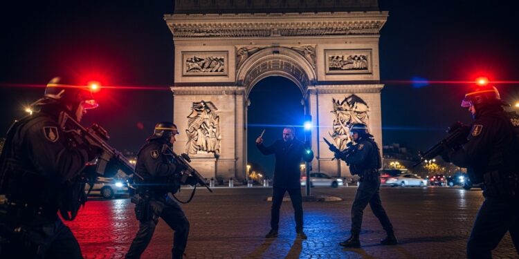 Un assaillant poignarde un gendarme à lArc de Triomphe avant dêtre abattu Brahim Bahrir condamné en Belgique pour terrorisme en 2013 venait de sortir de prison Détails glaçants de son parcours radicalisé   Viral Mag