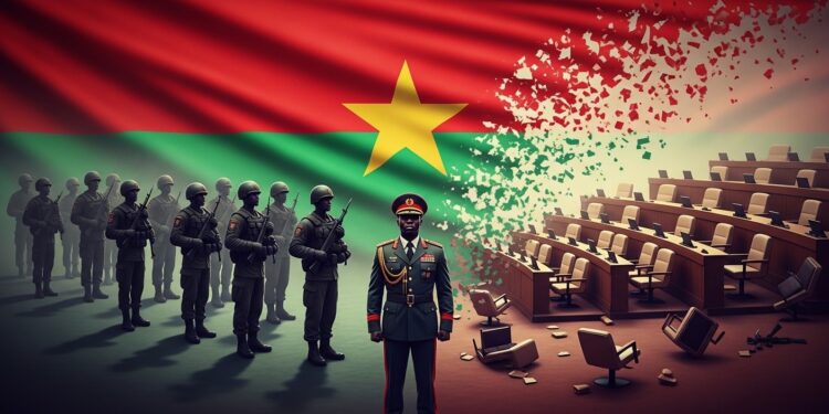 Le Burkina Faso officialise la dissolution de tous les partis politiques par lAssemblée de transition renforçant le pouvoir du capitaine Traoré Une décision controversée pour lunité nationale face aux critiques internationales sur les droits humains   Viral Mag