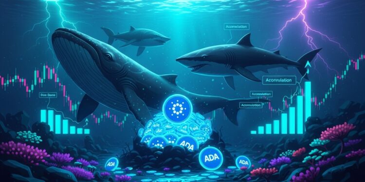 Découvrez pourquoi les whales et sharks de Cardano accumulent 819 millions dADA malgré une chute de 71 du prix Analyse technique et perspectives haussières pour ADA en 2026   Viral Mag