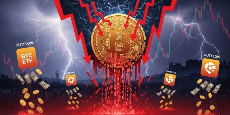 Bitcoin plonge de 13  avec 15 milliard $ liquidés et sorties ETF massives Découvrez les causes impacts et perspectives dans ce marché en reset   Viral Mag