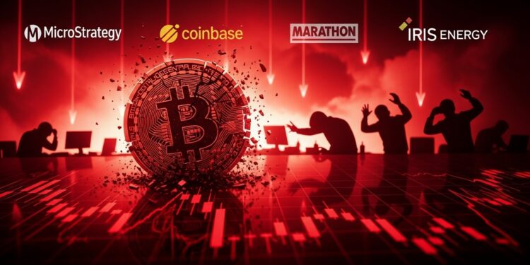 Les actions crypto MSTR COIN IREN et MARA seffondrent violemment en 2026 Liquidations massives peur extrême et Bitcoin sous pression  analyse complète de la crise actuelle et perspectives   Viral Mag