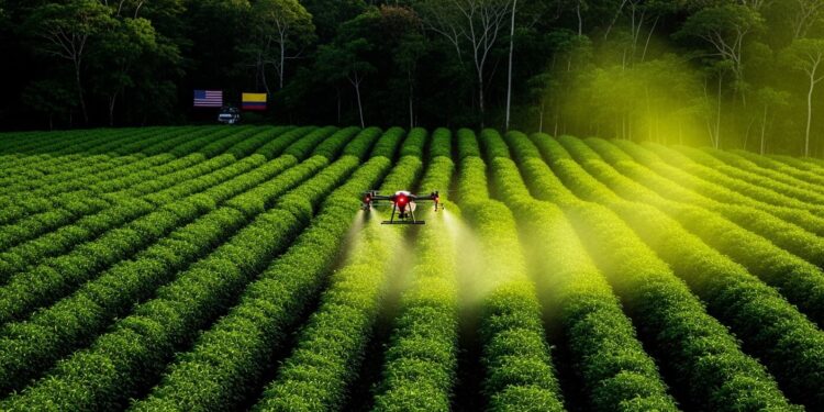 La Colombie reprend les pulvérisations aériennes de glyphosate contre les cultures de coca via drones sous pression américaine Retour sur les enjeux sanitaires environnementaux et diplomatiques de cette décision controversée   Viral Mag