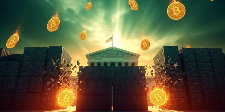 La Cour suprême invalide les tarifs massifs de Trump provoquant un rebond prudent sur le marché crypto Bitcoin grimpe altcoins suivent  analyse complète et perspectives   Viral Mag