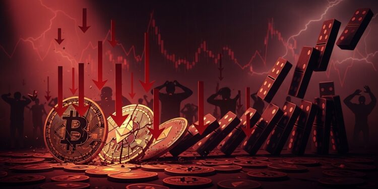 Le marché crypto seffondre violemment  BTC chute sous 65 000 $ ETH perd 10  plus de 26 milliards liquidés Peur extrême et cascade de ventes expliquées   Viral Mag