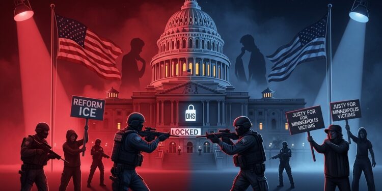 Le DHS face à un shutdown partiel après léchec des négociations sur les réformes de lICE suite aux morts tragiques à Minneapolis Démocrates vs Républicains  quelles conséquences    Viral Mag