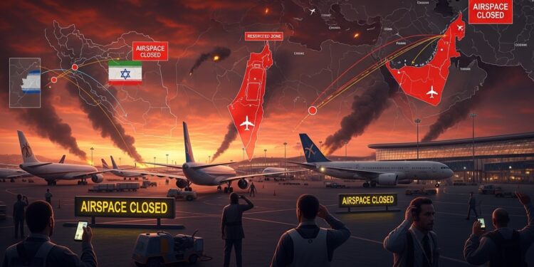 Frappes USA Israël contre lIran provoquent chaos aérien  espaces aériens fermés compagnies suspendent vols vers Tel Aviv Beyrouth Dubaï Téhéran Situation tendue expliquée   Viral Mag