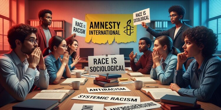 Amnesty International France secouée par un violent conflit idéologique interne  accusations de racisme systémique micro agressions et clivage autour de la notion de  race  Une lettre choc révèle les tensions   Viral Mag