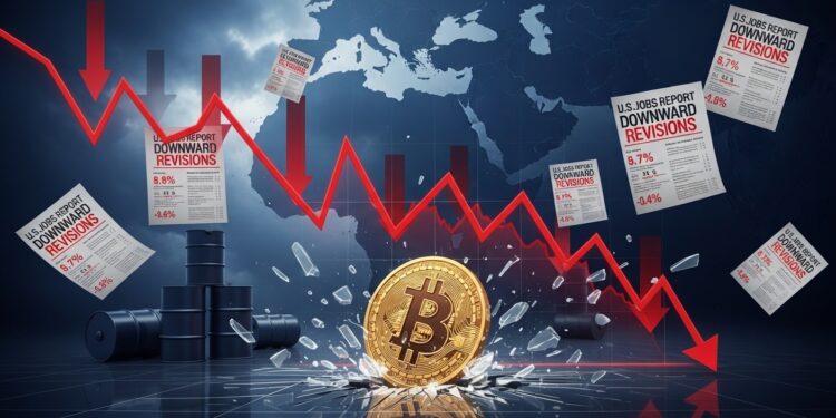 Le marché crypto plonge suite aux révisions massives des emplois US 2025 et un taux de chômage à 43 Bitcoin sous 67 000 $ quelles conséquences pour les investisseurs  Analyse complète   Viral Mag