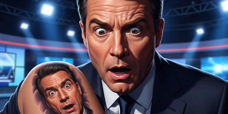 Découvrez la réaction inattendue de Cyril Hanouna face à un fan qui sest fait tatouer son portrait en grand sur la cuisse Un moment lunaire en direct qui révèle lévolution surprenante de lanimateur sur les tatouages   Viral Mag