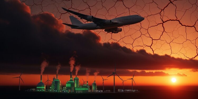 Les carburants alternatifs ne permettront pas de réduire suffisamment les émissions du transport aérien face à sa forte croissance Un rapport alarmant appelle à une baisse immédiate du trafic pour respecter les objectifs climatiques   Viral Mag