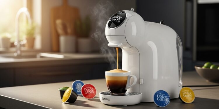 Profitez dun espresso parfait chez vous avec la Nescafé Dolce Gusto Genio S en promo à 5999€ au lieu de 8999€ Compacte 15 bars 30 boissons différentes  loffre Amazon à saisir rapidement    Viral Mag