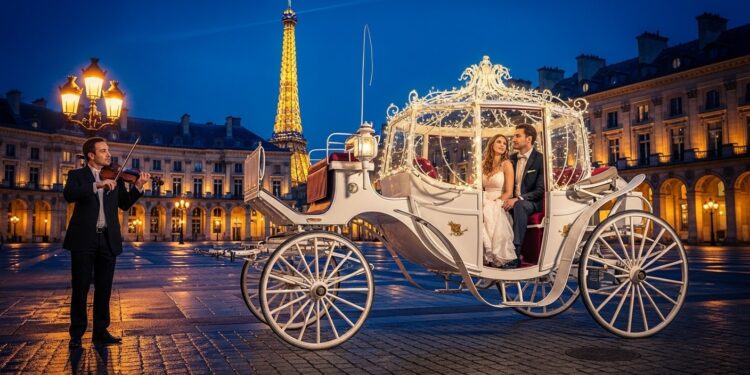 À Paris les demandes en mariage se transforment en véritables spectacles avec carrosses hélicoptères et mises en scène sur mesure Découvrez ce marché en pleine explosion porté par une clientèle internationale fortunée   Viral Mag