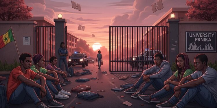 Violences policières à lUniversité Cheikh Anta Diop  un étudiant mort bourses impayées et jeunesse trahie par le pouvoir Témoignages poignants dune désillusion profonde   Viral Mag