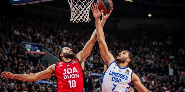 Découvrez lanalyse complète du match Dijon   Limoges CSP ce 14 février 2026 en Betclic Elite  enjeux effectifs clés tactiques et pronostics pour ce duel intense au Palais des Sports   Viral Mag