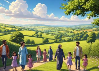 Diversité Ethnique dans les Campagnes Britanniques : Un Virage Majeur - Viral Mag Les autorités britanniques lancent des plans pour diversifier ethniquement les campagnes jugées trop blanches Mesures concrètes et débats sur linclusion dans les paysages naturels protégés Viral Mag