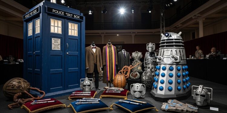 Découvrez lenchère exceptionnelle de plus de 200 costumes et accessoires iconiques de Doctor Who par Propstore du 3 au 19 février 2026 TARDIS géant Dalek et pièces rares à partir de 100 livres pour les fans du monde entier   Viral Mag