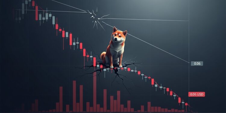 Dogecoin chute sous ses moyennes mobiles clés avec un volume faible Vers un plongeon à 006 $  Décryptage complet des signaux baissiers actuels sur le memecoin le plus célèbre   Viral Mag