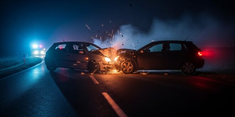 Deux hommes tués près de Nantes par un chauffard au volant dune voiture volée roulant à contresens tous feux éteints Détails sur ce tragique accident et le profil du conducteur connu de la police   Viral Mag