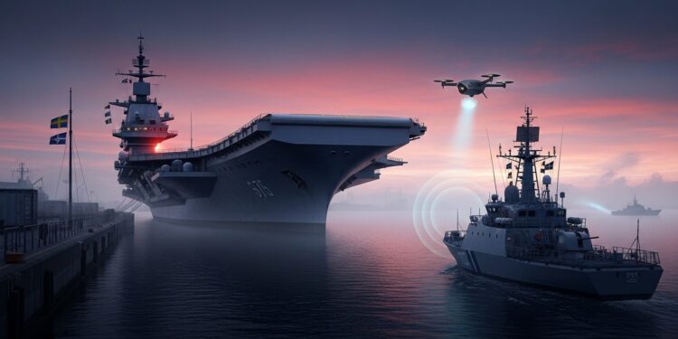 Un drone probablement russe a été neutralisé par larmée suédoise à 13 km du porte avions Charles de Gaulle en escale à Malmö Tensions en Baltique révélées   Viral Mag