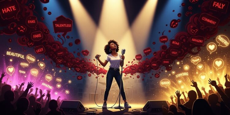 Ebony finaliste de Star Academy annonce son album Menelik et subit des attaques haineuses en ligne Les fans senflamment et défendent sa polyvalence vocale avec force Décryptage   Viral Mag