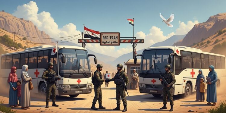 Jeudi 86 détenus ont été échangés entre Damas et Soueïda sous légide du CICR suite aux violences de lété 2025 Un geste humanitaire dans une province druze toujours hors contrôle gouvernemental   Viral Mag