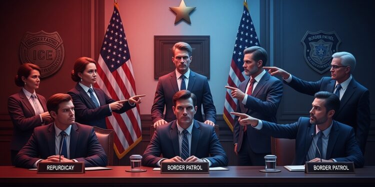 Tensions explosives au Congrès américain  démocrates contre responsables de limmigration de Trump Expulsions massives morts controversées et menace de paralysie budgétaire du DHS Décryptage complet   Viral Mag
