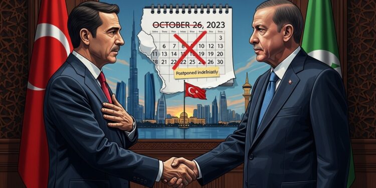 Erdogan Reporte Visite à Abou Dhabi pour Problème de Santé - Viral Mag Recep Tayyip Erdogan annule sa visite aux Émirats en raison dun problème de santé de Mohamed ben Zayed Al Nahyane Message supprimé mystère autour des raisons réelles Détails et implications diplomatiques Viral Mag