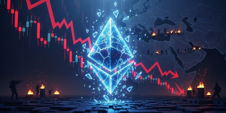 Le prix dEthereum chute lourdement Analyse des 3 facteurs majeurs technique institutionnel géopolitique qui pourraient pousser lETH vers 1500 $ dans les prochaines semaines Décryptage complet   Viral Mag
