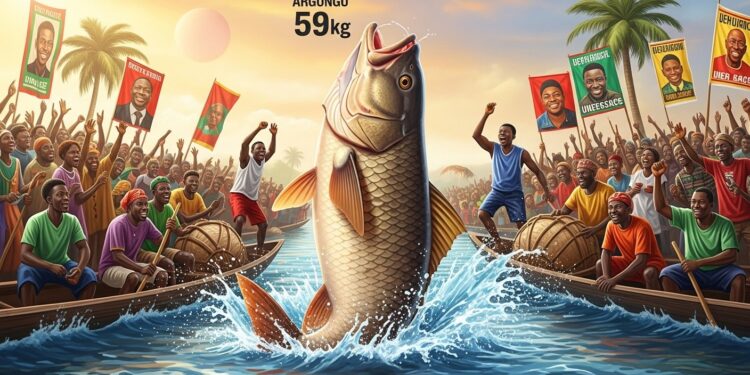 Le Festival de la Pêche dArgungu revient en force avec un poisson record de 59 kg Entre tradition UNESCO unité culturelle et soutien politique à Tinubu découvrez cet événement vibrant au Nigeria   Viral Mag
