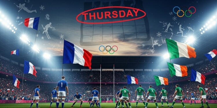 Découvrez pourquoi le match France Irlande du Tournoi des Six Nations 2026 ouvre exceptionnellement un jeudi soir au Stade de France Explications enjeux et programme complet des Bleus   Viral Mag