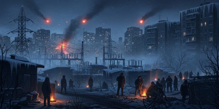 Des attaques russes nocturnes ont tué deux civils dans lEst ukrainien et privé 2600 immeubles supplémentaires de chauffage à Kiev en plein hiver glacial Bilan et impacts dune nouvelle vague de bombardements sur les infrastructures énergétiques   Viral Mag