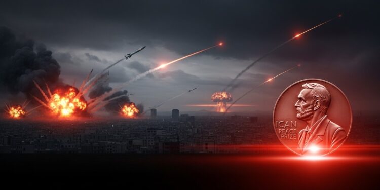 Frappes sur l’Iran : ICAN Dénonce une Irresponsabilité Totale - Viral Mag LICAN prix Nobel de la paix qualifie les frappes US Israël contre lIran de totalement irresponsables risquant une escalade nucléaire majeure Appel urgent au désarmement via le TIAN Viral Mag