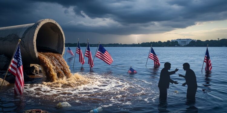 Une rupture dégouts dans le Potomac dégénère en clash entre Trump et le gouverneur Wes Moore Découvrez les enjeux écologiques et politiques de cette crise majeure près de Washington   Viral Mag