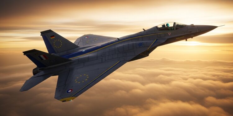 Emmanuel Macron défend le SCAF futur avion de combat européen malgré les tensions industrielles franco allemandes Un projet stratégique pour lautonomie militaire de lEurope dici 2040   Viral Mag