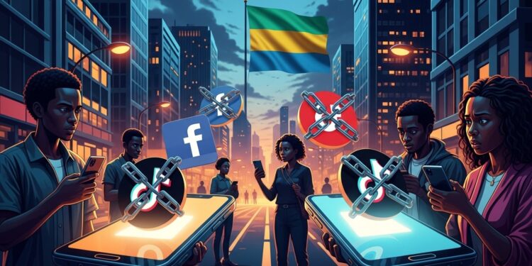 Le Gabon impose une suspension temporaire de Facebook TikTok et autres réseaux sociaux pour réguler les contenus et préserver le vivre ensemble selon la présidence Décryptage des motivations officielles   Viral Mag