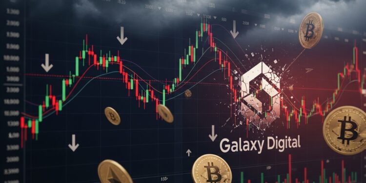 Le titre Galaxy Digital chute lourdement et forme un dangereux head and shoulders Analyse complète des pertes records et perspectives 2026 dans un marché crypto en crise   Viral Mag