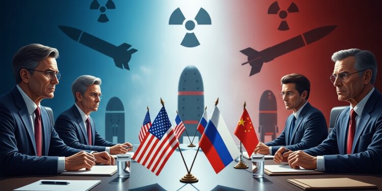 Genève : USA, Russie et Chine dialoguent sur le nucléaire - Viral Mag À Genève les États Unis rencontrent Russie et Chine après lexpiration du New Start Vers un nouveau traité multilatéral Positions fermes et enjeux majeurs pour la stabilité mondiale Viral Mag