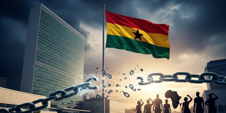 Ghana à l’ONU : Traite des Esclaves, Crime le Plus Grave Contre l’Humanité - Viral Mag Le Ghana déposera en mars une résolution à lONU pour qualifier la traite transatlantique des esclaves de crime le plus grave contre lhumanité avec le soutien de lUnion africaine Une étape historique pour la vérité et la justice Viral Mag