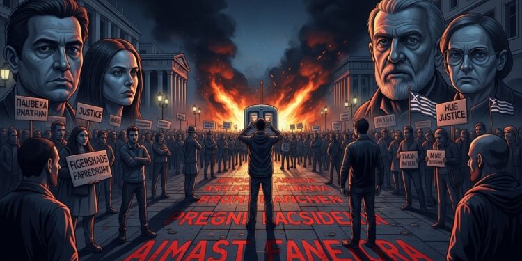 Trois ans après la collision ferroviaire de Tempé qui a tué 57 personnes la Grèce manifeste massivement pour exiger justice face aux failles et au fiasco judiciaire persistant   Viral Mag