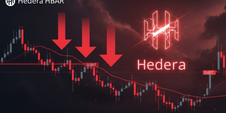 Le prix du HBAR dHedera risque une correction vers 007 $ après la perte du support à 009 $ Structure baissière intraday et point de contrôle menacé  découvrez les niveaux clés et perspectives   Viral Mag