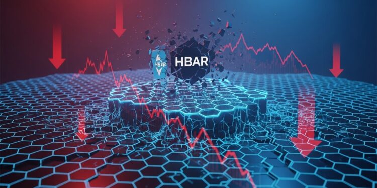 Le cours HBAR chute lourdement en 2026 avec un TVL et des revenus dApps en forte baisse Analyse complète des raisons et niveaux techniques à surveiller avant une possible correction de 20   Viral Mag