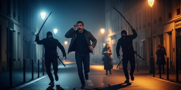 À Palaiseau un homme courageux intervient pour sauver sa femme dune agression sexuelle et se retrouve poursuivi par deux individus armés de sabres Récit dune soirée qui a failli virer au drame   Viral Mag