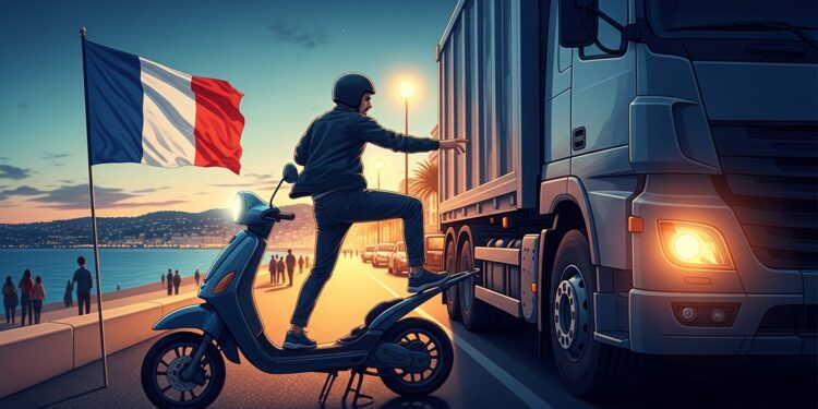 Franck Terrier surnommé le  héros au scooter  lors de lattentat de la Promenade des Anglais intègre la liste dÉric Ciotti pour les municipales à Nice Un symbole de courage qui sengage en politique locale   Viral Mag