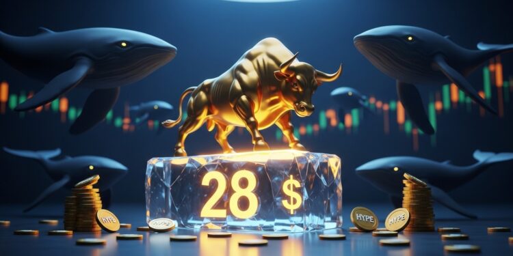 Le prix de Hyperliquid rebondit sur les 28$ grâce à une accumulation agressive de whales dont Arthur Hayes Analyse technique et perspectives haussières vers 40$   Viral Mag