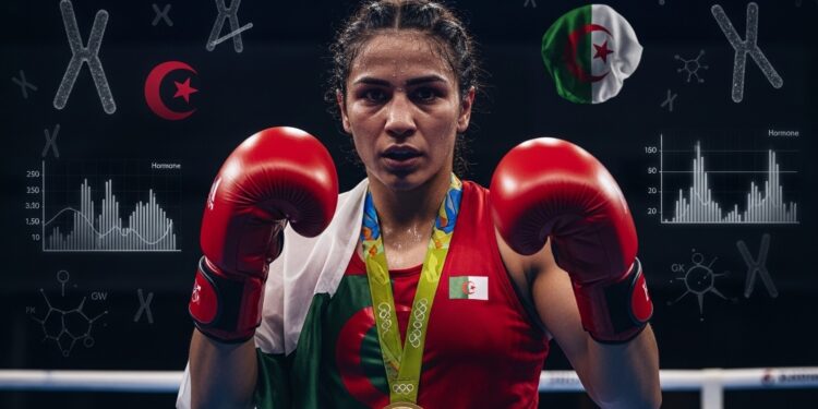 Imane Khelif championne olympique née intersexe avec le gène SRY explique avoir abaissé sa testostérone à zéro pour les JO 2024 Elle se défend face aux accusations et revendique son identité féminine   Viral Mag