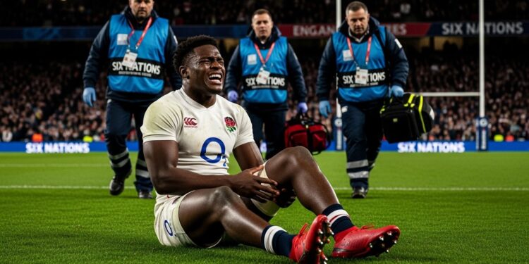 Lailier anglais Immanuel Feyi Waboso star montante du rugby risque de manquer tout le Tournoi des Six Nations 2026 à cause dune grave blessure aux ischio jambiers Analyse et conséquences pour lAngleterre   Viral Mag