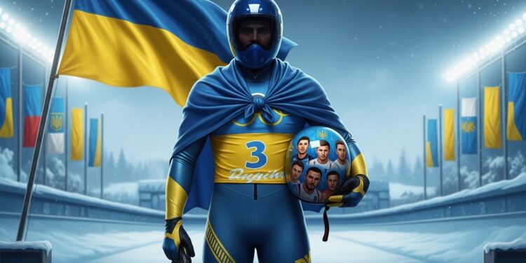 Indignation en Ukraine après la disqualification de Vladyslav Heraskevych par le CIO pour son casque hommage aux sportifs tués dans la guerre Un geste patriotique qui divise le monde olympique   Viral Mag
