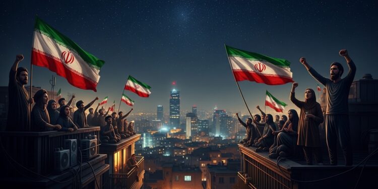 À Téhéran des Iraniens scandent Mort à Khamenei depuis leurs fenêtres et toits après de vastes manifestations de la diaspora La contestation persiste malgré la répression sanglante   Viral Mag